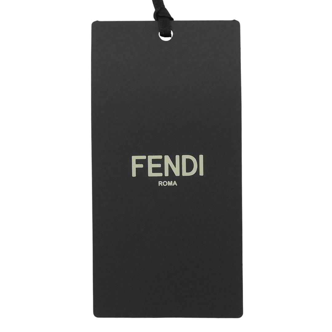 Pristine FENDI Short sleeve T-shirt FF logo crew neck pink cotton mens L FY1217