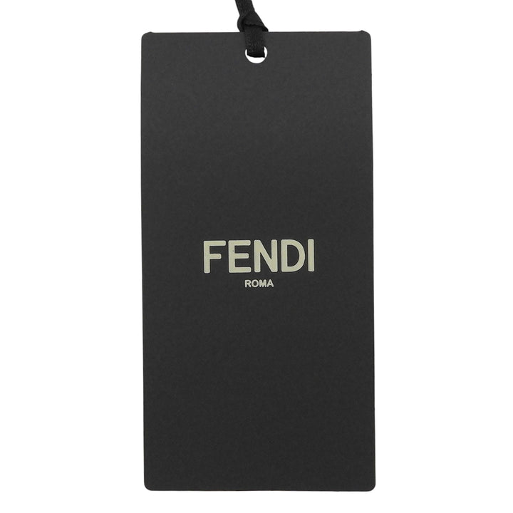 Pristine FENDI Short sleeve T-shirt FF logo crew neck pink cotton mens L FY1217