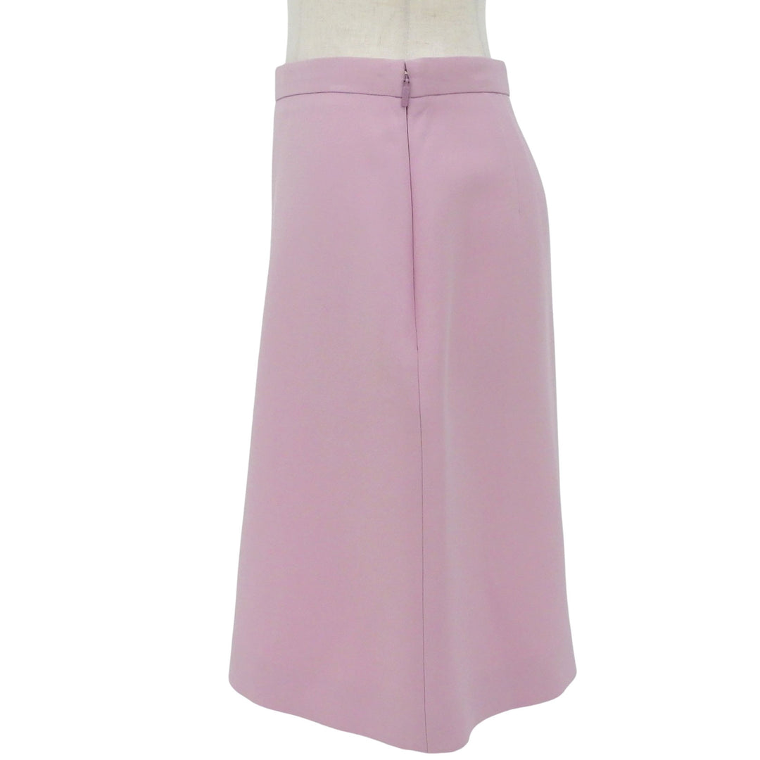 Pristine GUCCI skirt Purple silk Women 40 619479