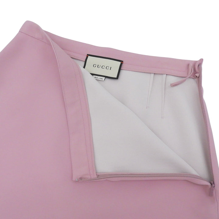 Pristine GUCCI skirt Purple silk Women 40 619479