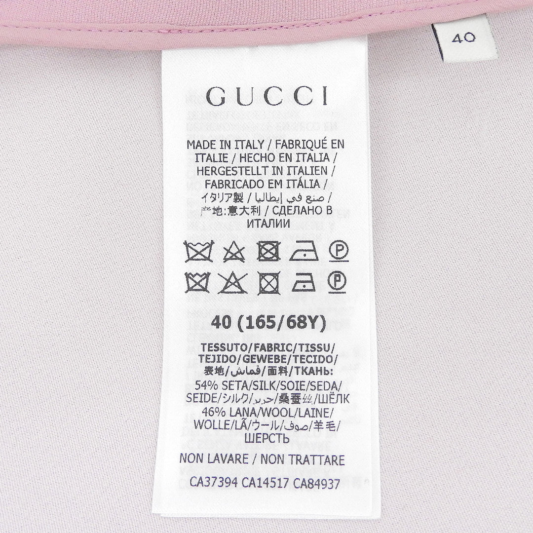Pristine GUCCI skirt Purple silk Women 40 619479