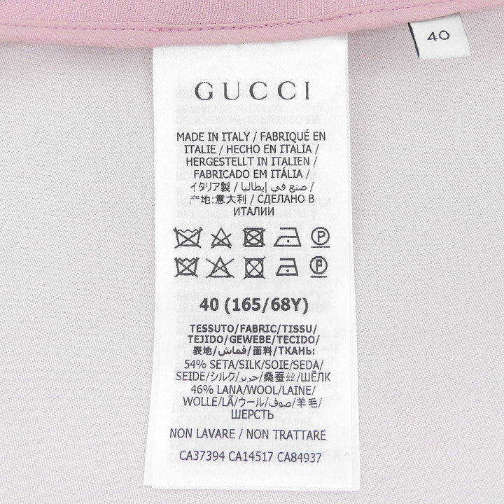 Pristine GUCCI skirt Purple silk Women 40 619479