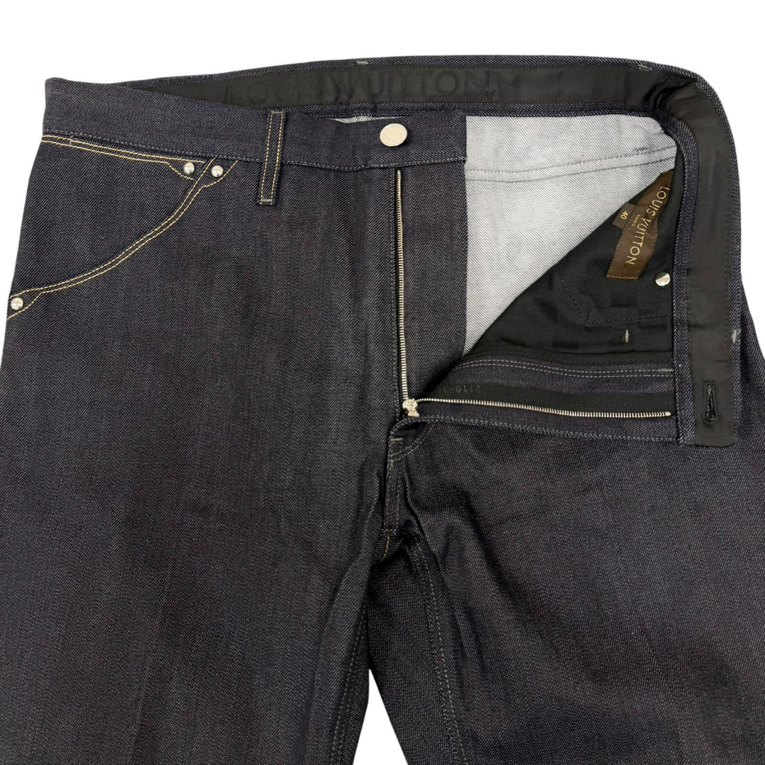 Excellent LOUIS VUITTON Denim pants Indigo blue cotton mens 40