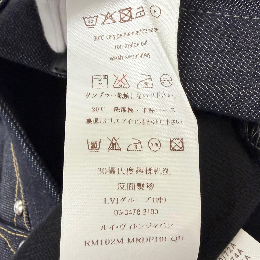 Excellent LOUIS VUITTON Denim pants Indigo blue cotton mens 40