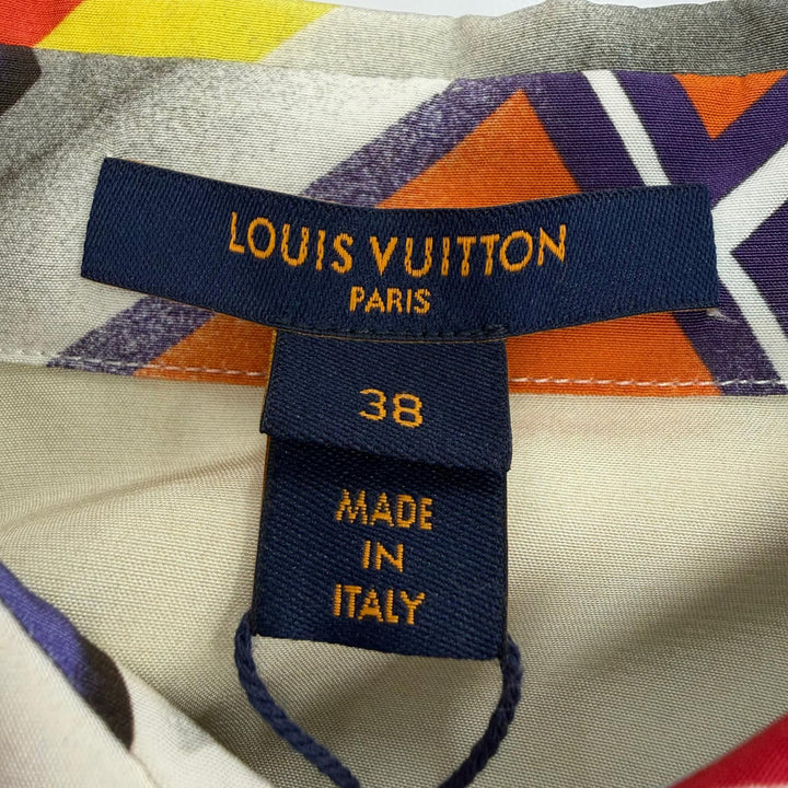 Pristine LOUIS VUITTON Long sleeve shirt Logo graphic shirt multicolor 38 FKTO04