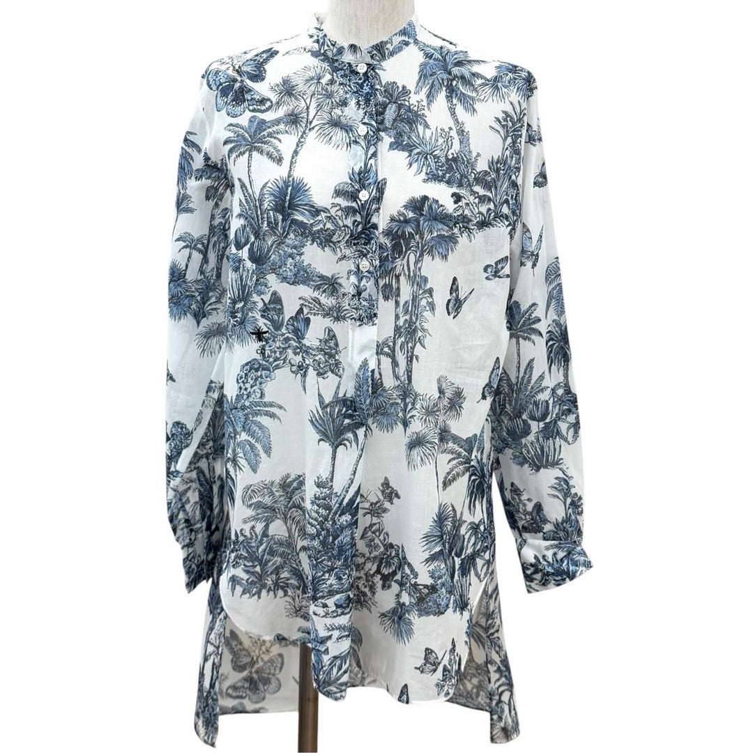 Excellent Christian Dior tops white cotton Women IT 38 541B54A3A92