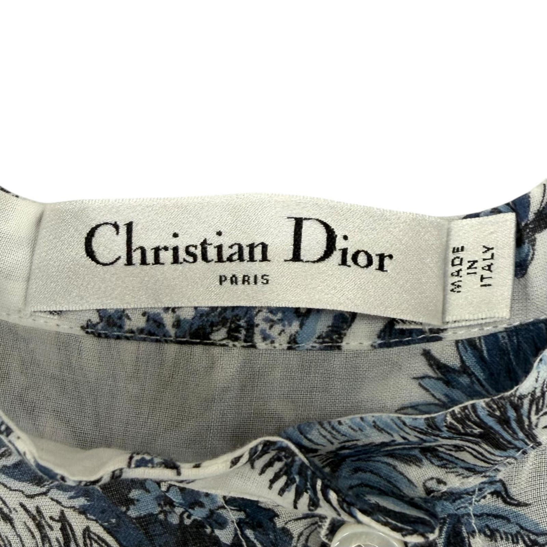 Excellent Christian Dior tops white cotton Women IT 38 541B54A3A92