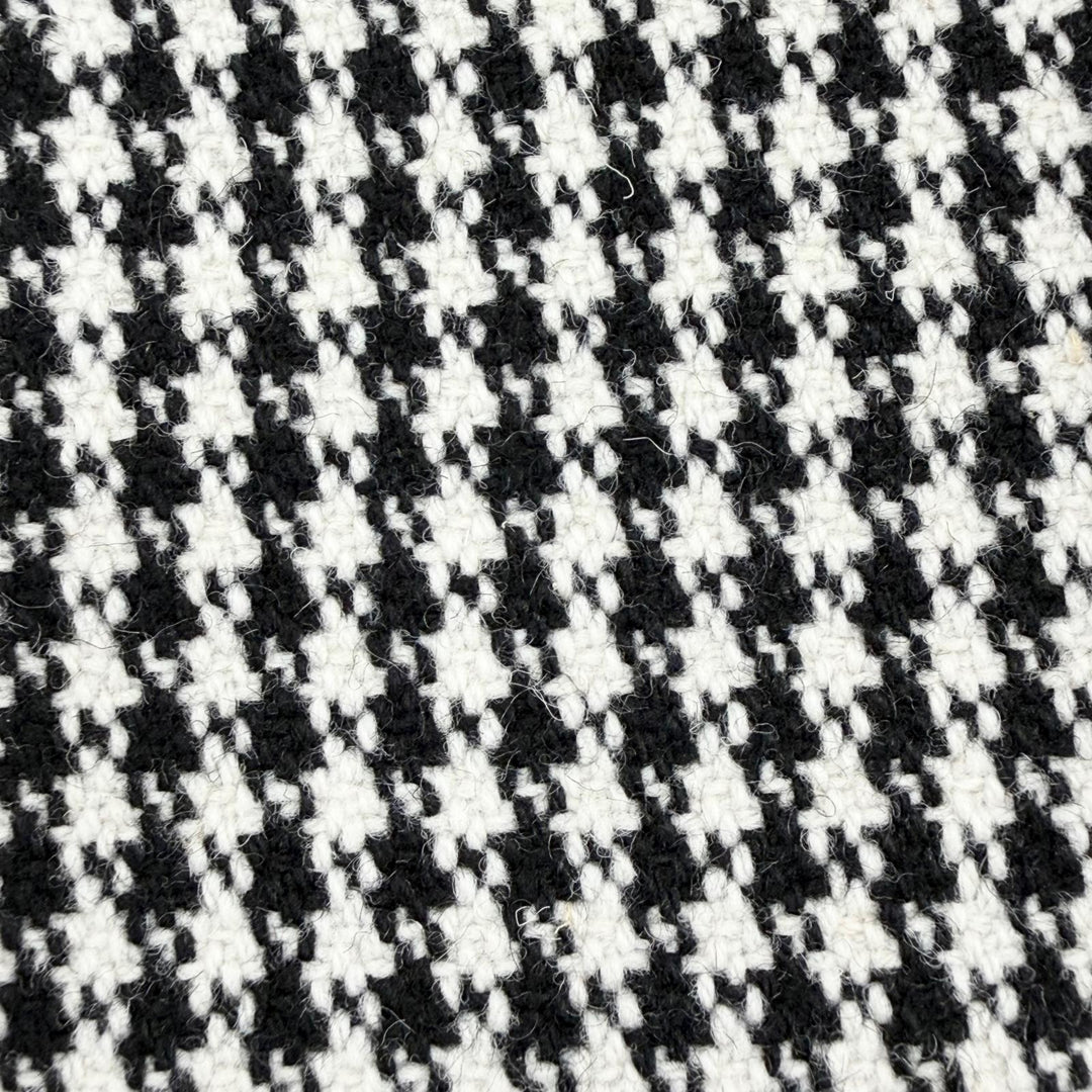 Excellent GUCCI ensemble Houndstooth pattern jacket and vest set black 48 541766