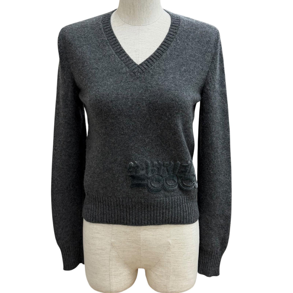 you　CHANEL カシミヤ100% Excellent CHANEL knit gray cashmere Women 34 P57351 – caro-japan