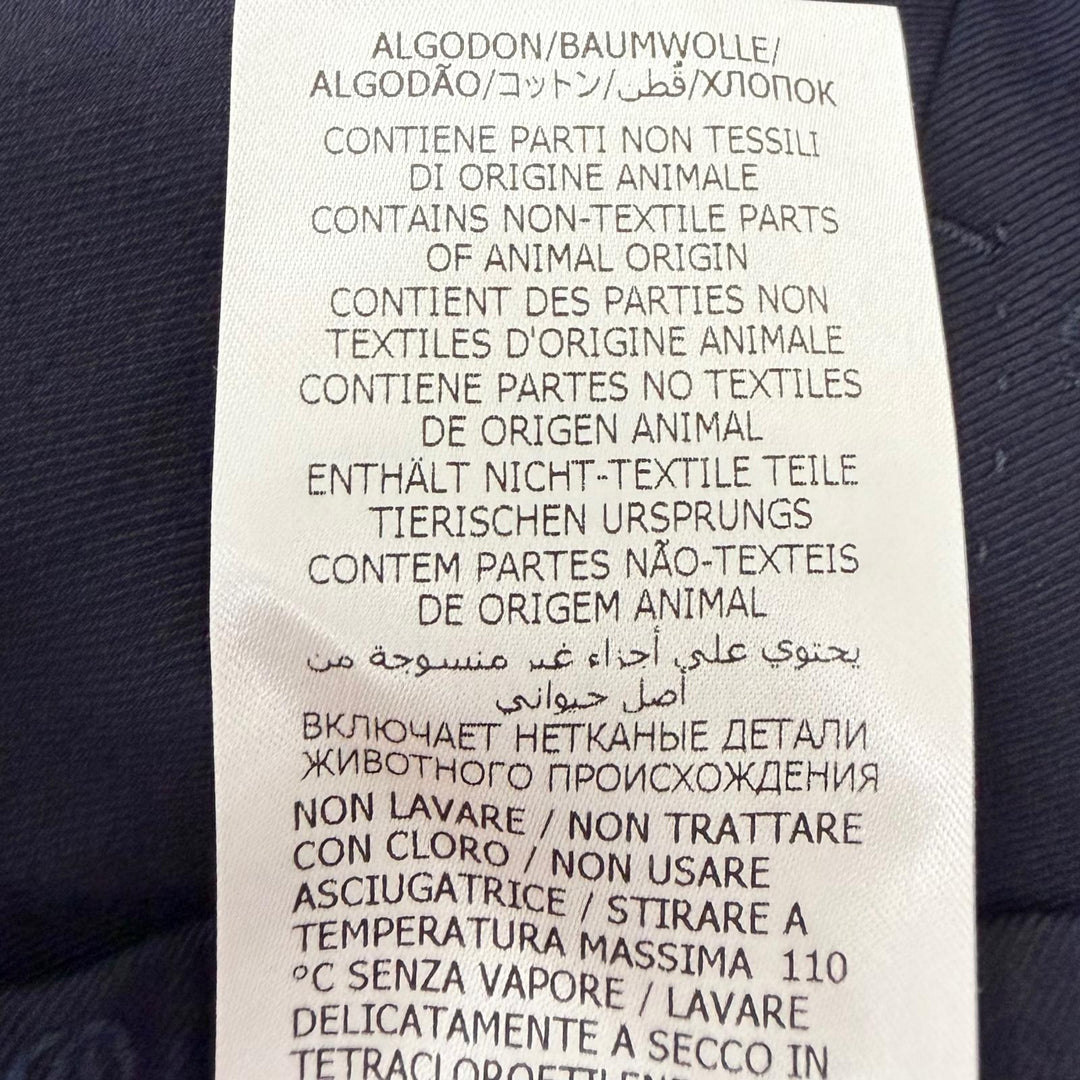 Excellent GUCCI Pants GG logo all-over print slacks/trousers Navy
