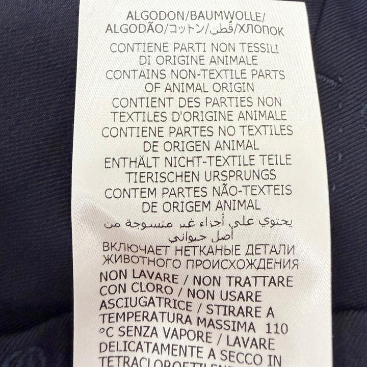 Excellent GUCCI Pants GG logo all-over print slacks/trousers Navy