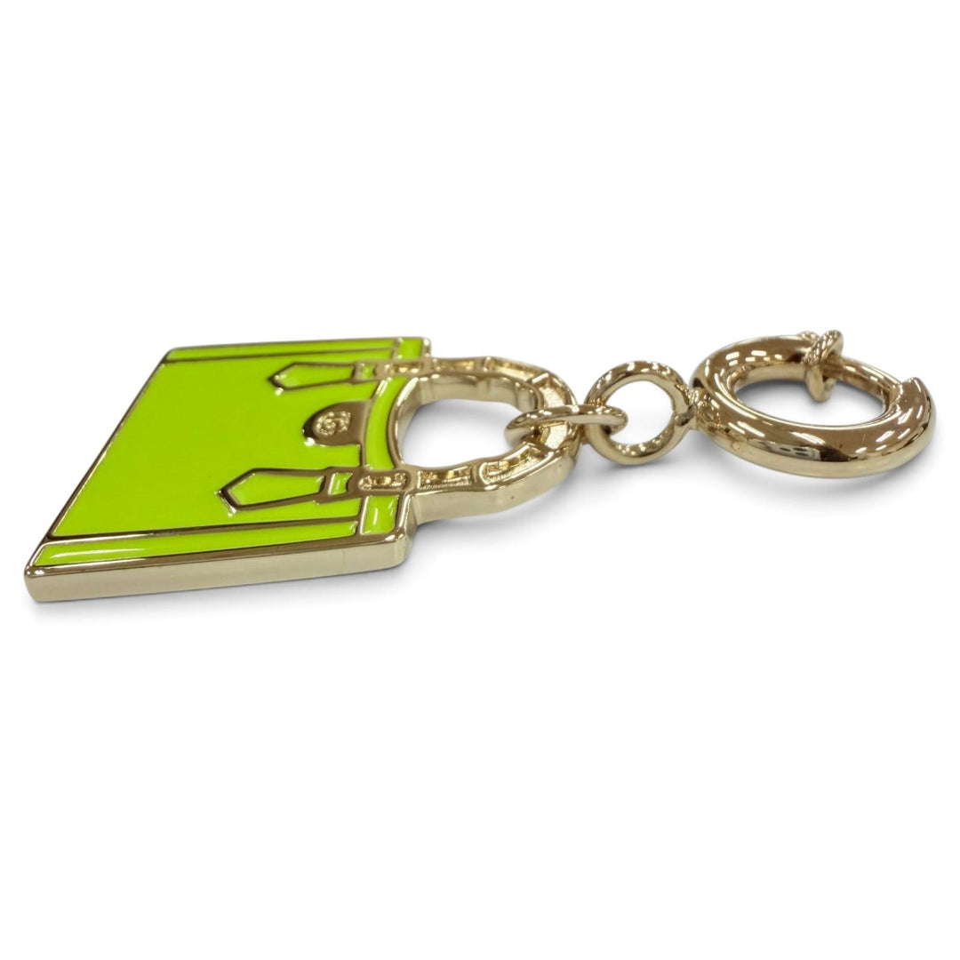 Great GUCCI charm Bamboo Diana Metal Bag Charm green metal Women 837064