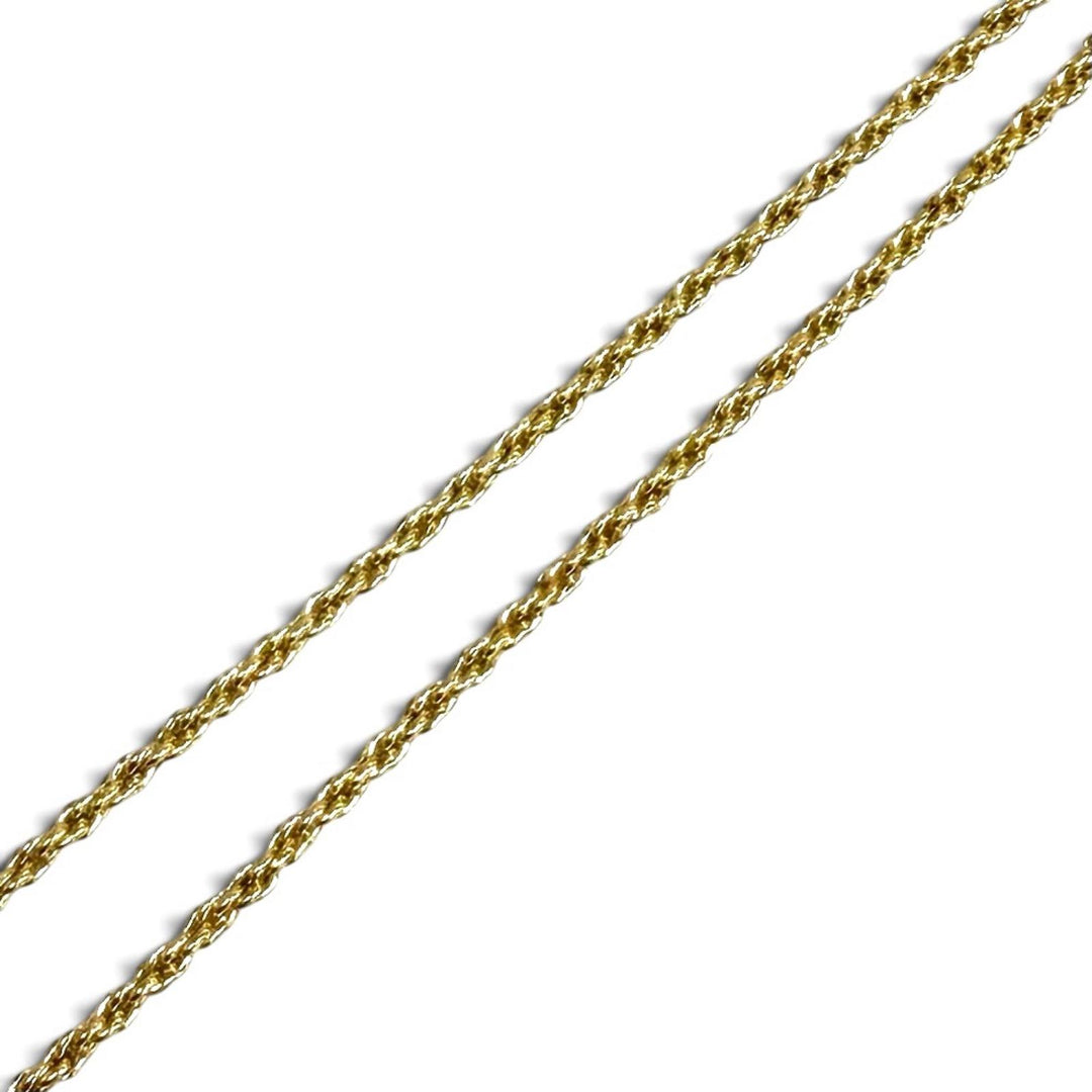Great Christian Dior Necklace Logo motif: Rope Chain gold ー Women