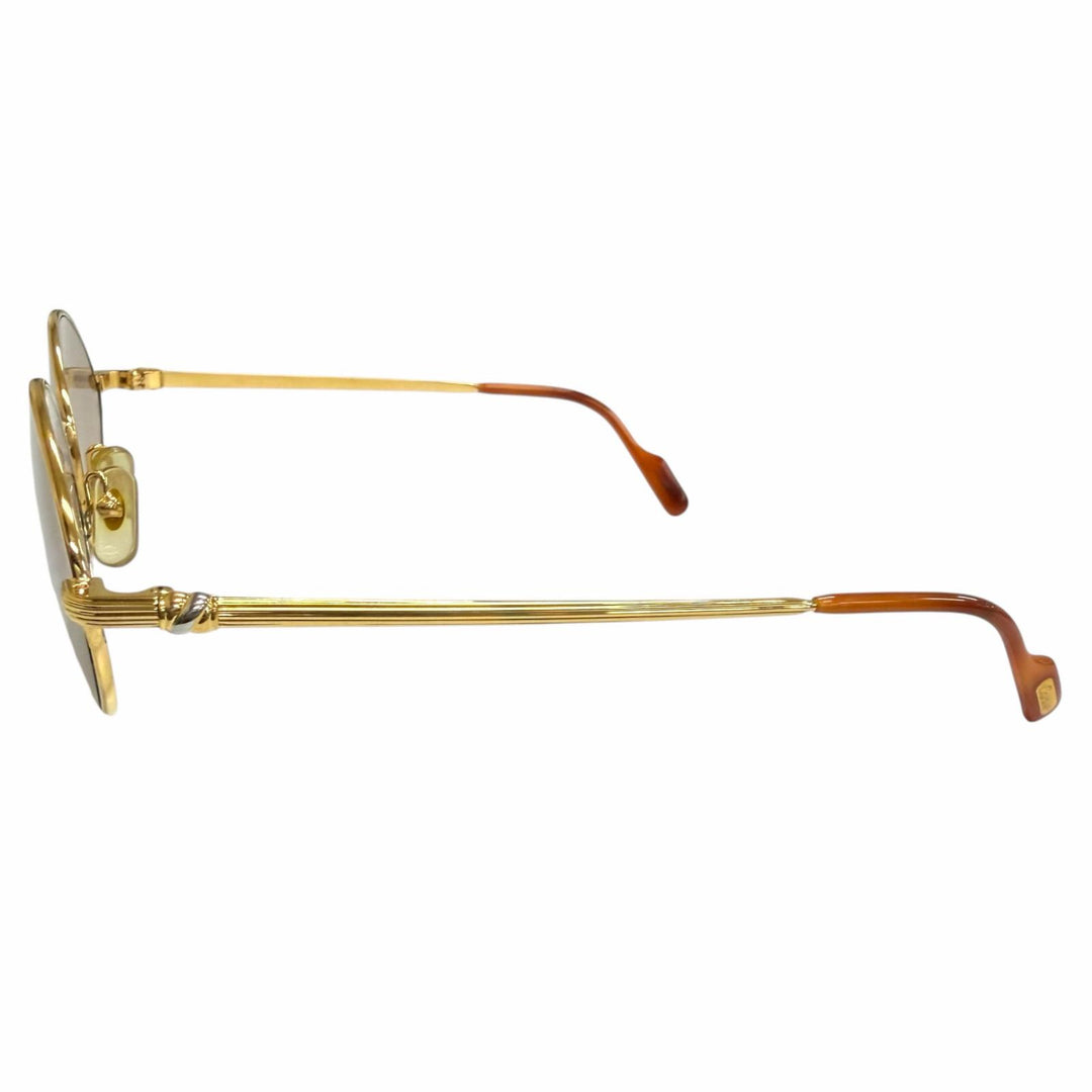 Very Good Cartier sunglasses Solobonne Oval gold mens