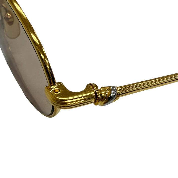 Very Good Cartier sunglasses Solobonne Oval gold mens