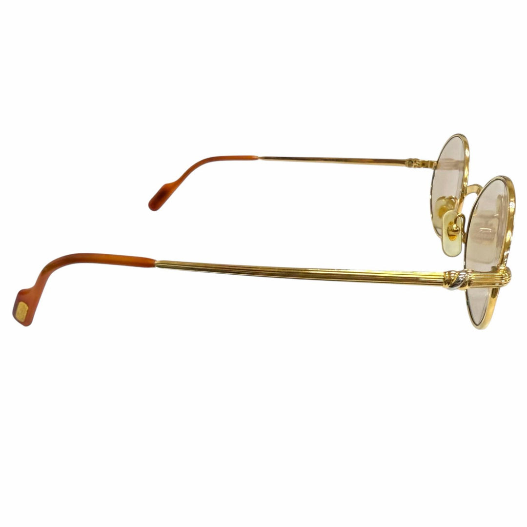 Very Good Cartier sunglasses Solobonne Oval gold mens