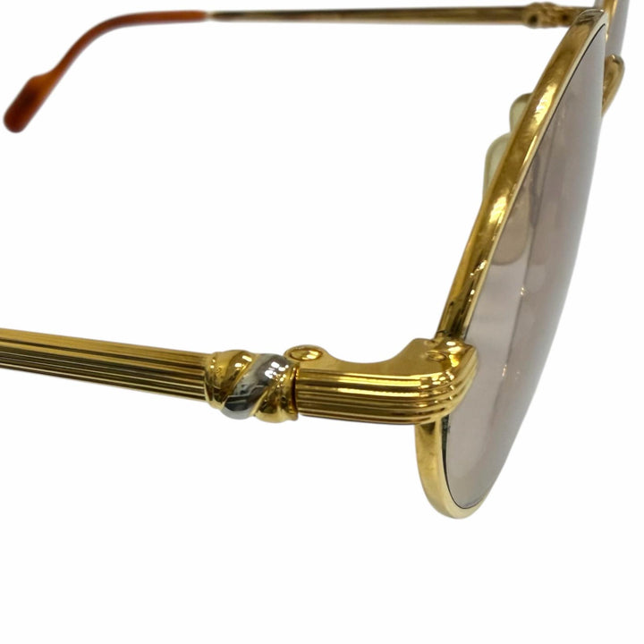Very Good Cartier sunglasses Solobonne Oval gold mens