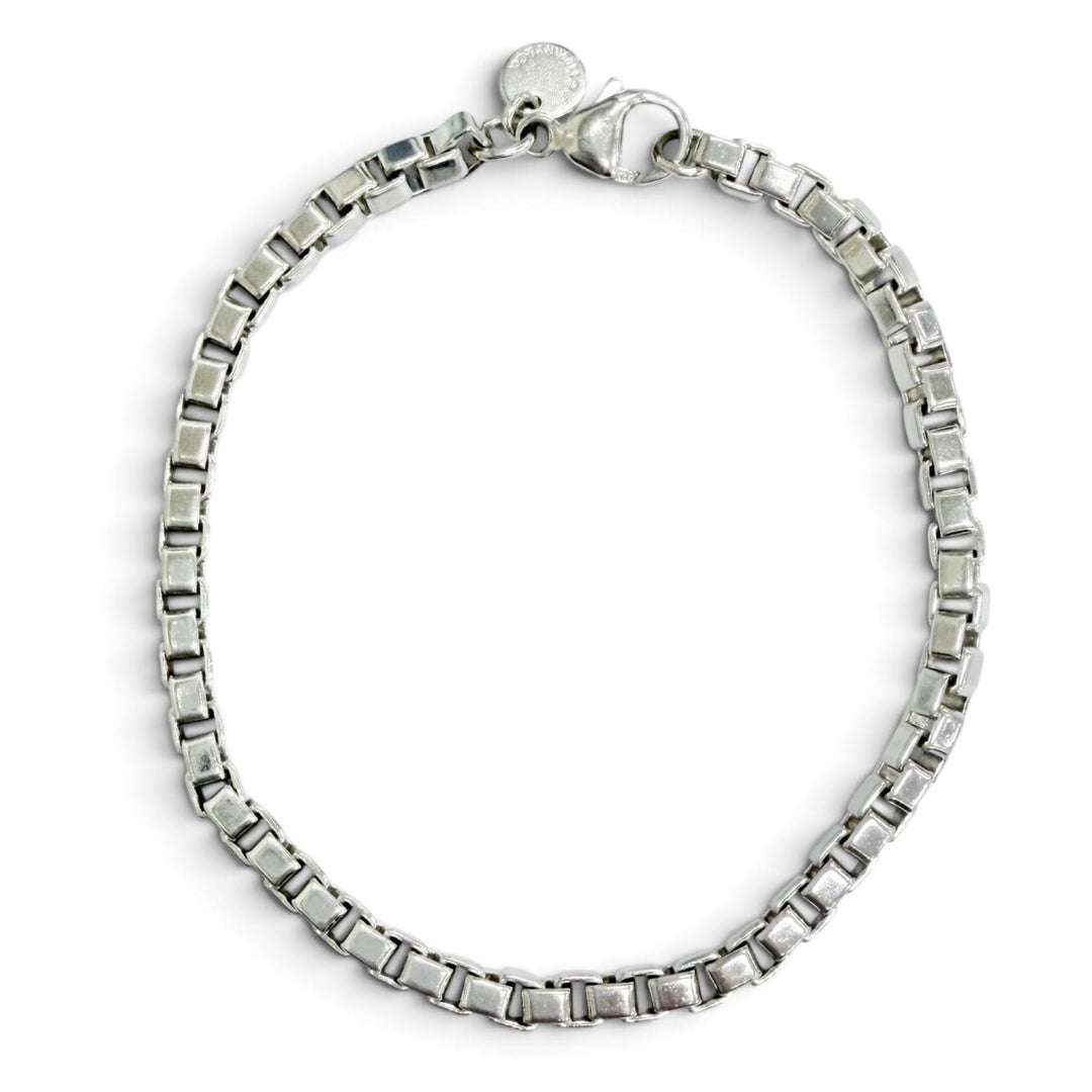Excellent TIFFANY&Co. bracelet Venetian Silver AG925 Women