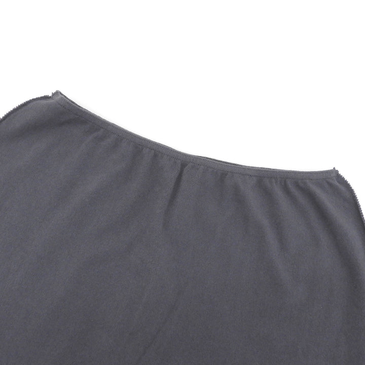 Great ISSEY MIYAKE A-POC INSIDE Pants Fringe Seamless Knit gray 2 IM13KF650