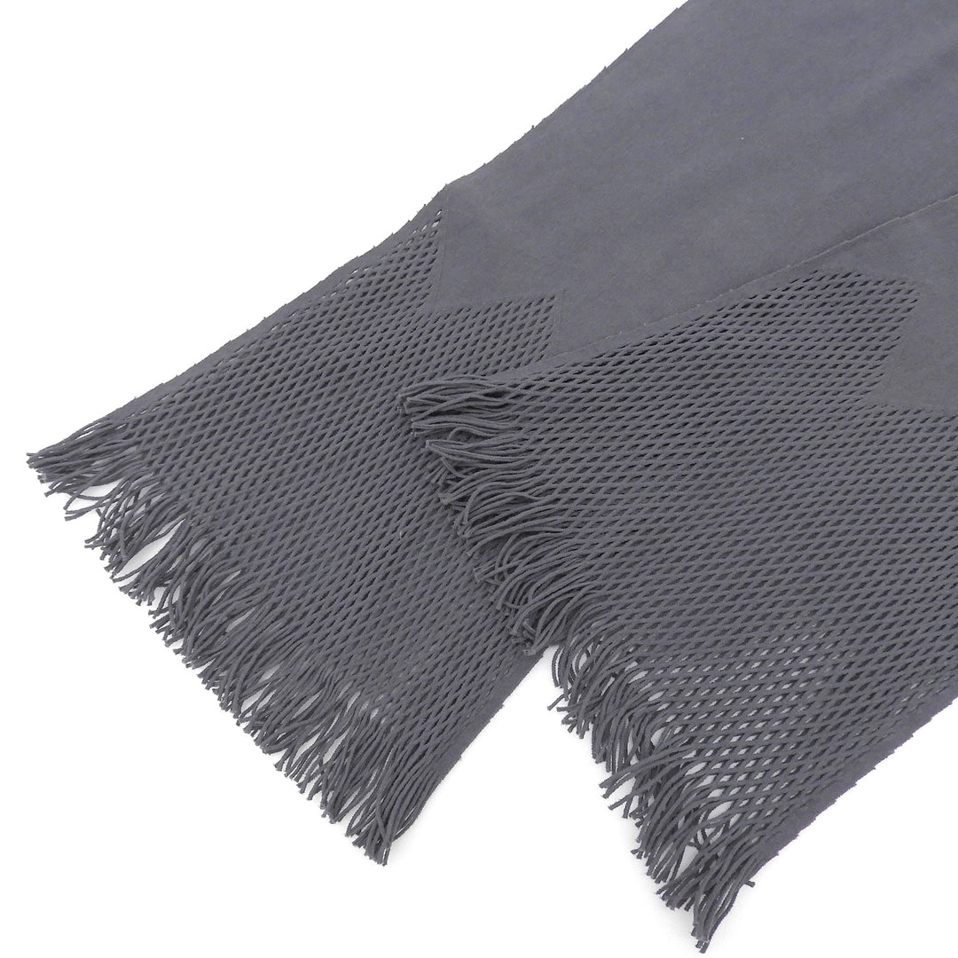 Great ISSEY MIYAKE A-POC INSIDE Pants Fringe Seamless Knit gray 2 IM13KF650