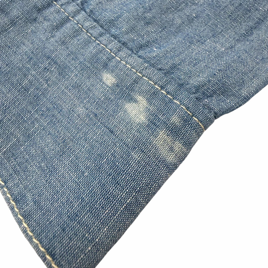 Very Good VISVIM Jacket lhamoShirts noragi Chambray selvedge blue cotton mens 1
