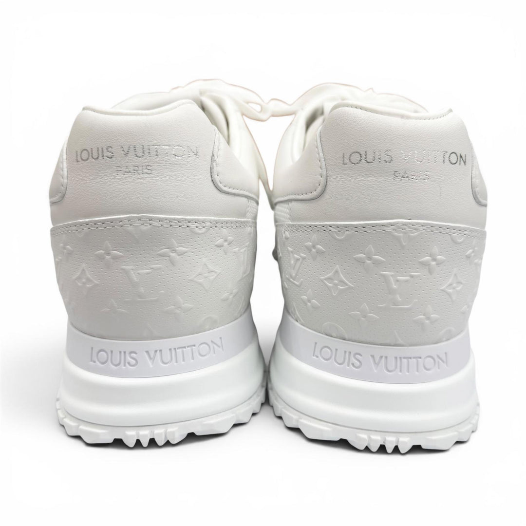 Pristine LOUIS VUITTON sneakers Monogram white mesh mens 7