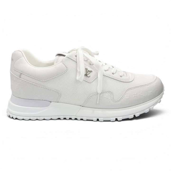 Pristine LOUIS VUITTON sneakers Monogram white mesh mens 7