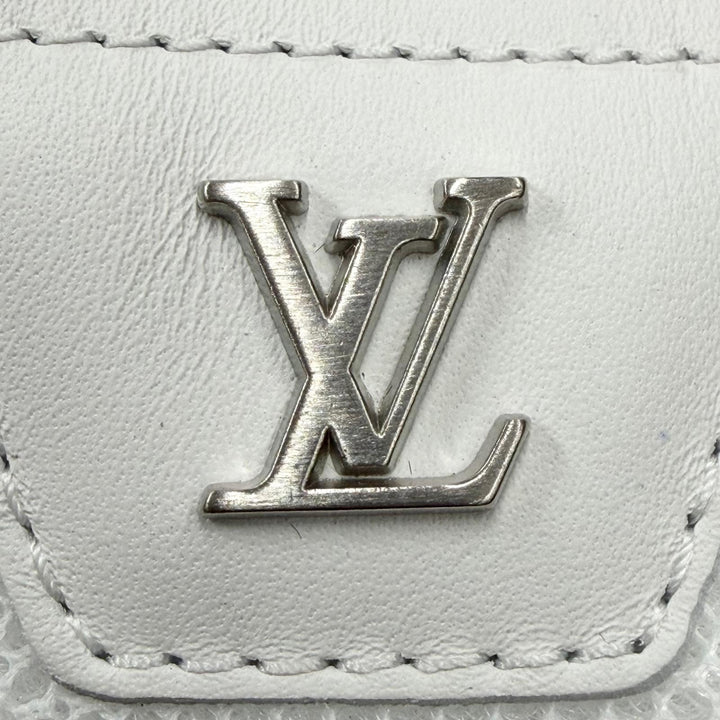 Pristine LOUIS VUITTON sneakers Monogram white mesh mens 7