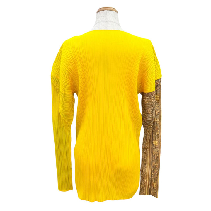 Great PLEATS PLEASE tops Yasumasa Morimura Rare Archive Long Sleeve 3 PP04-JK702