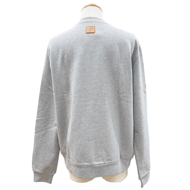 Pristine LOUIS VUITTON NIGO Pharrell Williams pullover gray cotton mens M 1AIMM9