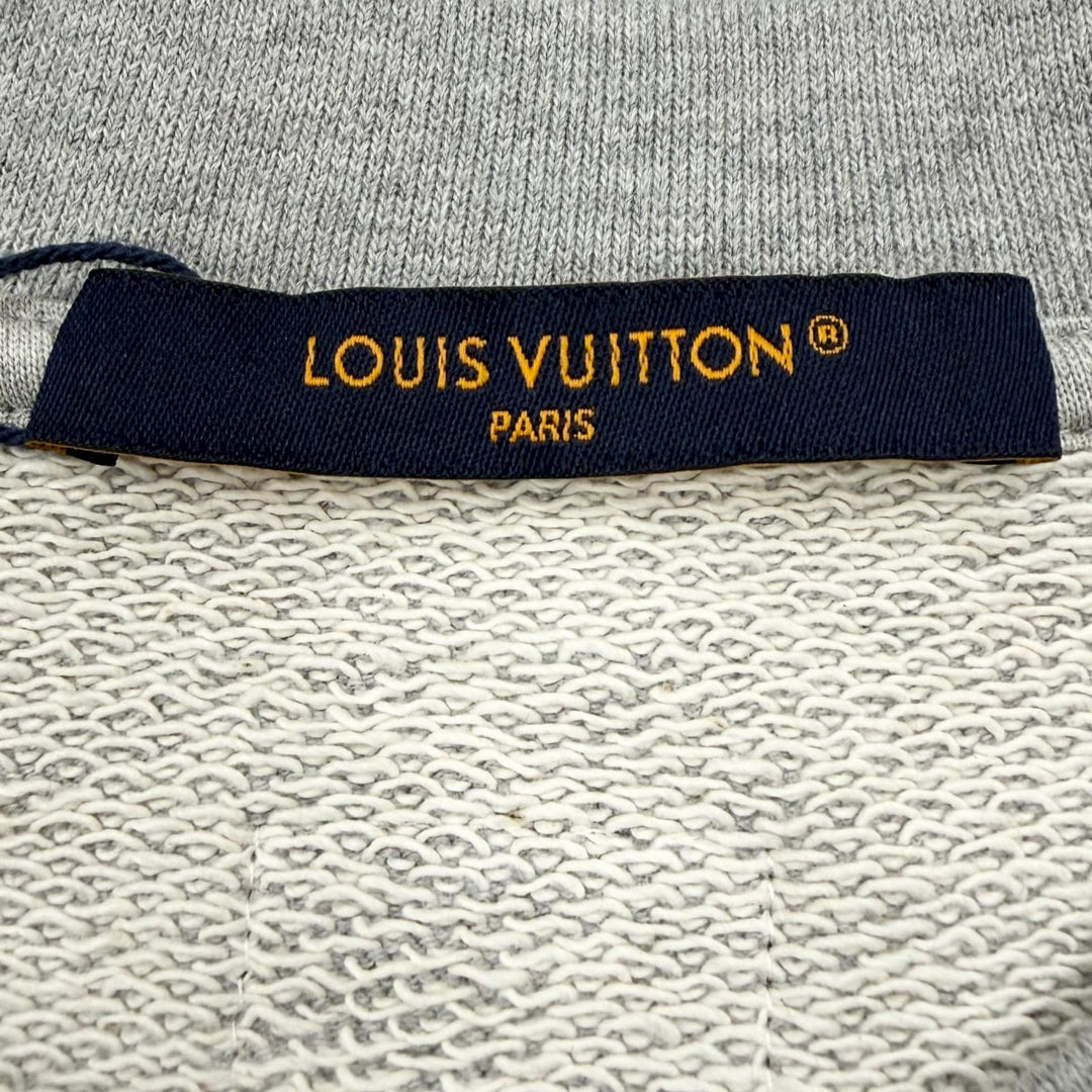 Pristine LOUIS VUITTON NIGO Pharrell Williams pullover gray cotton mens M 1AIMM9