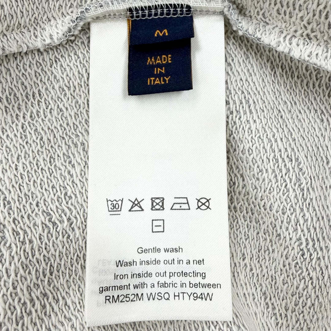 Pristine LOUIS VUITTON NIGO Pharrell Williams pullover gray cotton mens M 1AIMM9