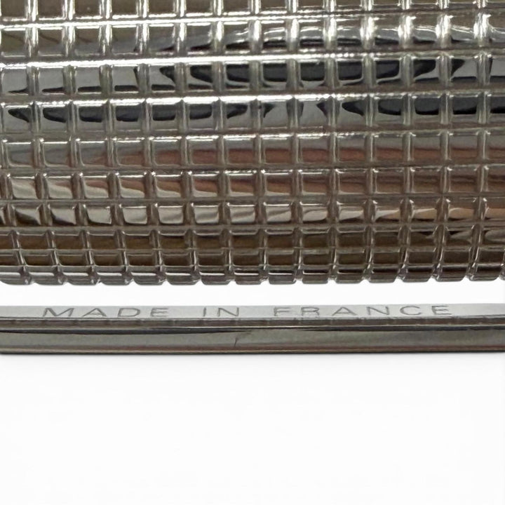 Excellent LOUIS VUITTON Ballpoint pen Dock lacquer Silver mens