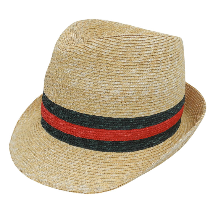 Pristine GUCCI hat Sherry Line Straw natural straw Women S 434760
