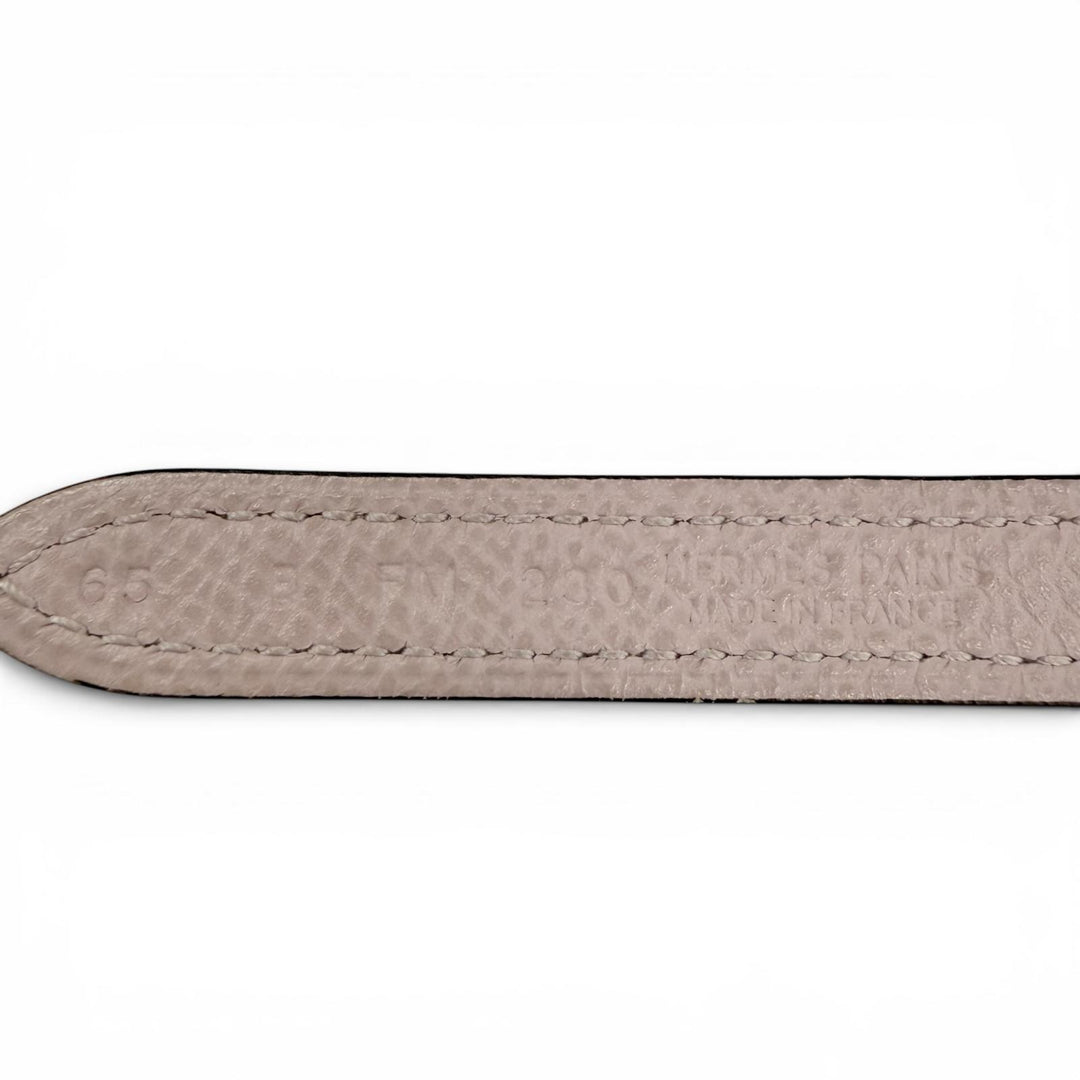 Great HERMES belt Focus 65 H-belt reversible Brown leather Women