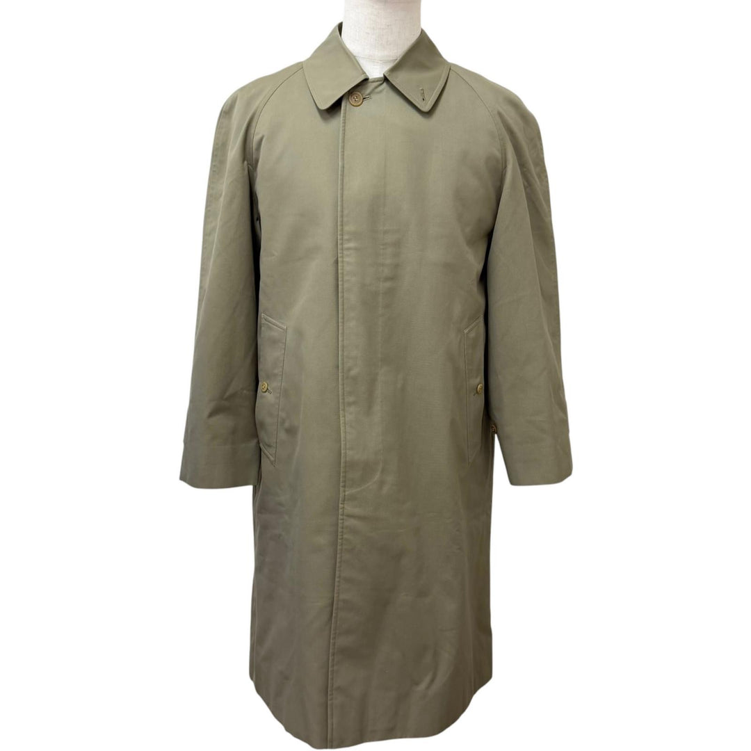 Great Burberrys coat Nova check pattern on the back with wool liner khaki