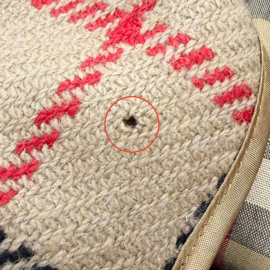 Great Burberrys coat Nova check pattern on the back with wool liner khaki