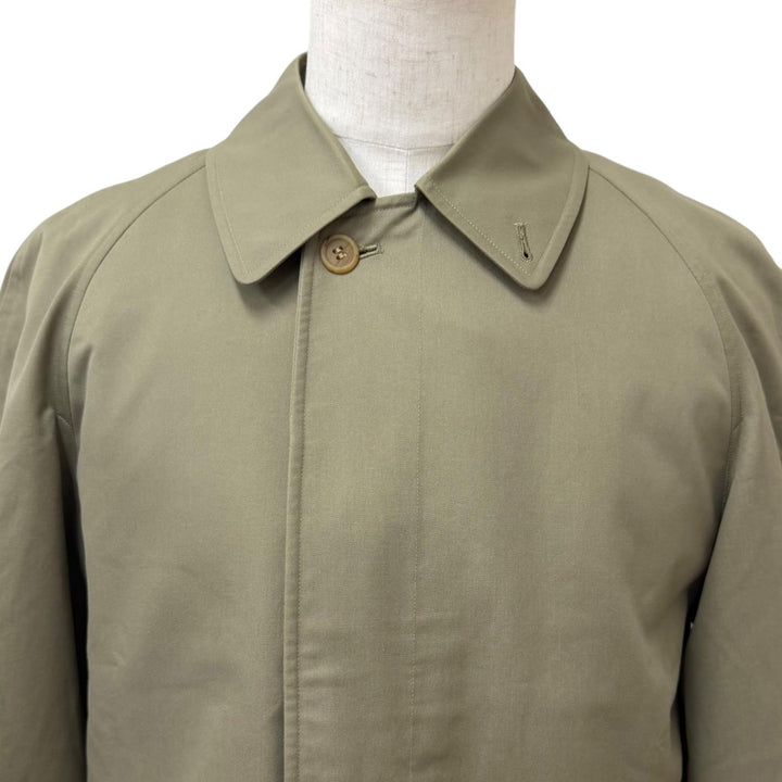 Great Burberrys coat Nova check pattern on the back with wool liner khaki