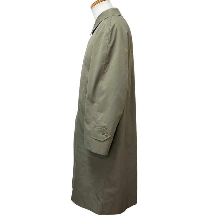 Great Burberrys coat Nova check pattern on the back with wool liner khaki