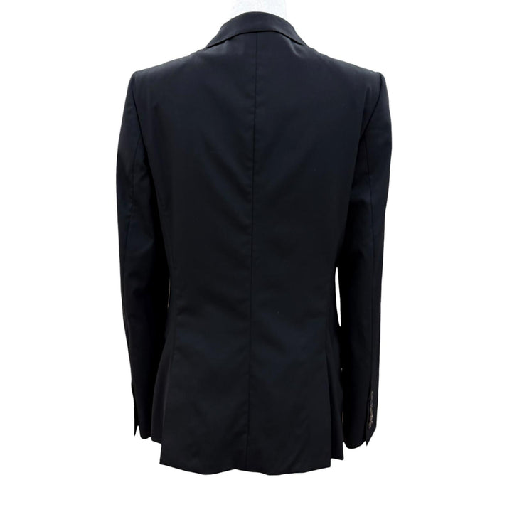 Excellent GUCCI tailored jacket Tom Ford era logo button single black 40 092825