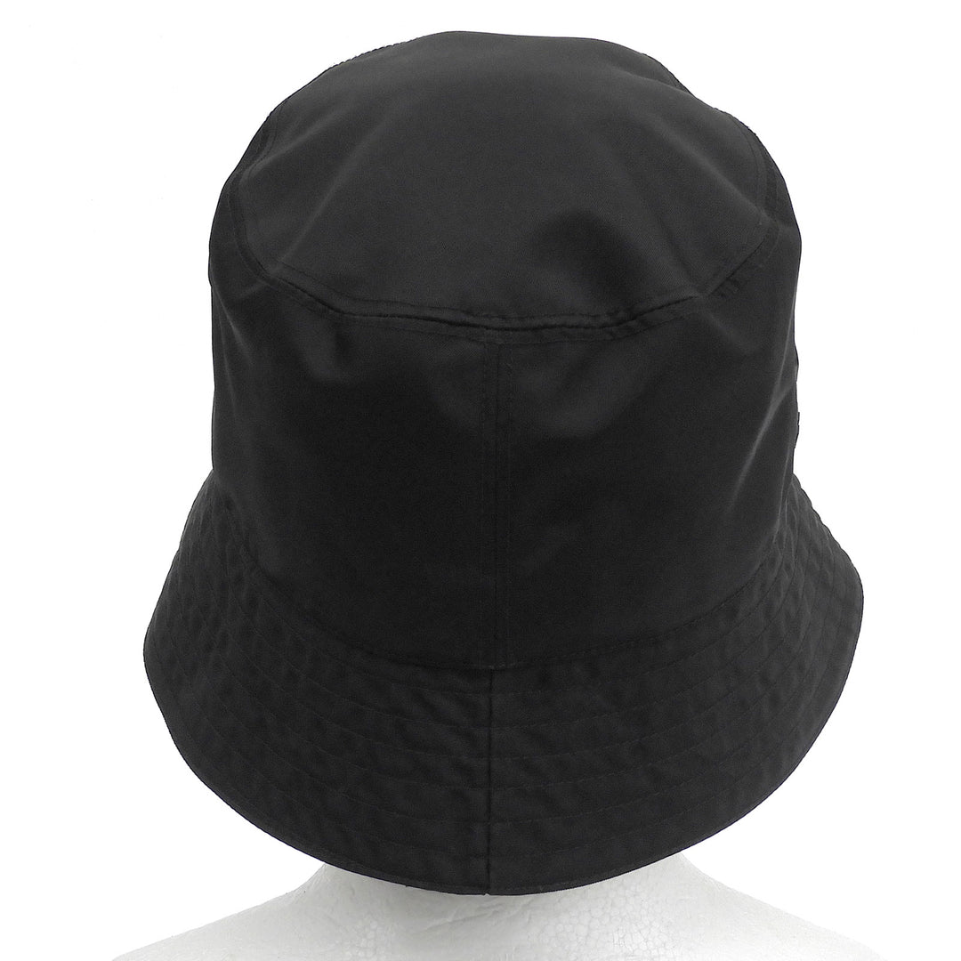 Great PRADA hat Re-Nylon bucket hat bucket black recycled L 2HC137
