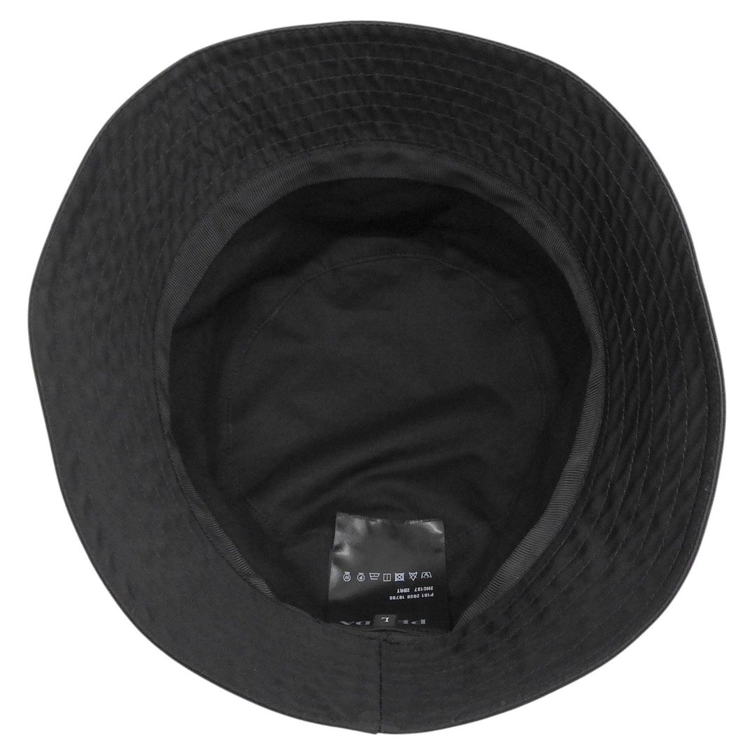 Great PRADA hat Re-Nylon bucket hat bucket black recycled L 2HC137