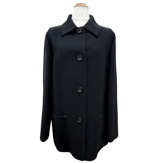 Great BURBERRY LONDON Half coat with Nova Check pattern lining black 40