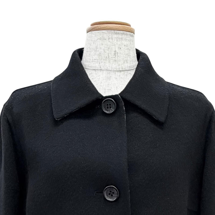 Great BURBERRY LONDON Half coat with Nova Check pattern lining black 40