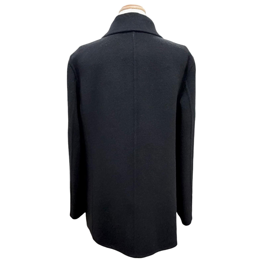 Great BURBERRY LONDON Half coat with Nova Check pattern lining black 40