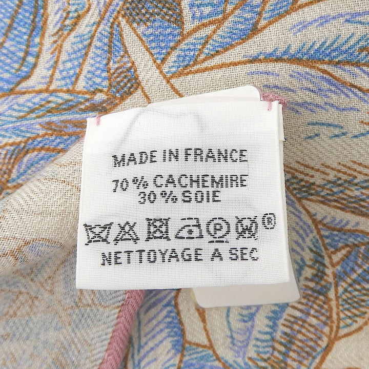 Pristine HERMES scarf Palermo Botanical Garden Multi cashmere Women 244121S
