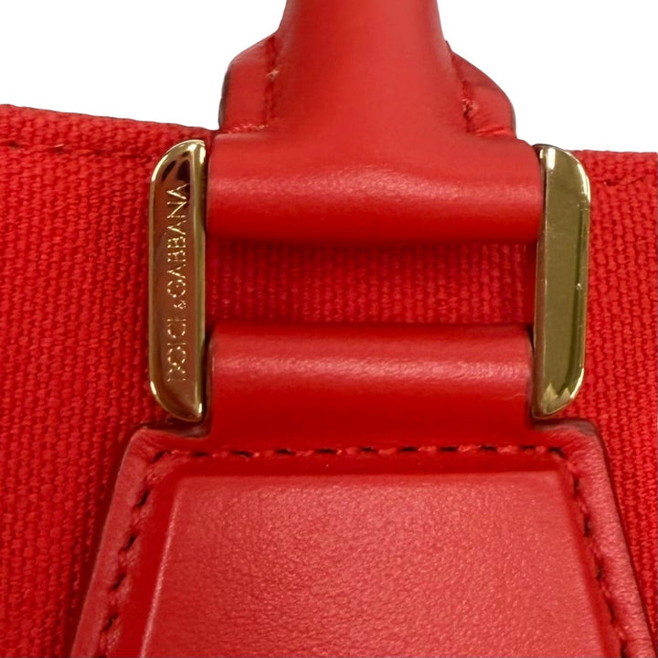 Excellent DOLCE&GABBANA Tote Bag Red canvas Women
