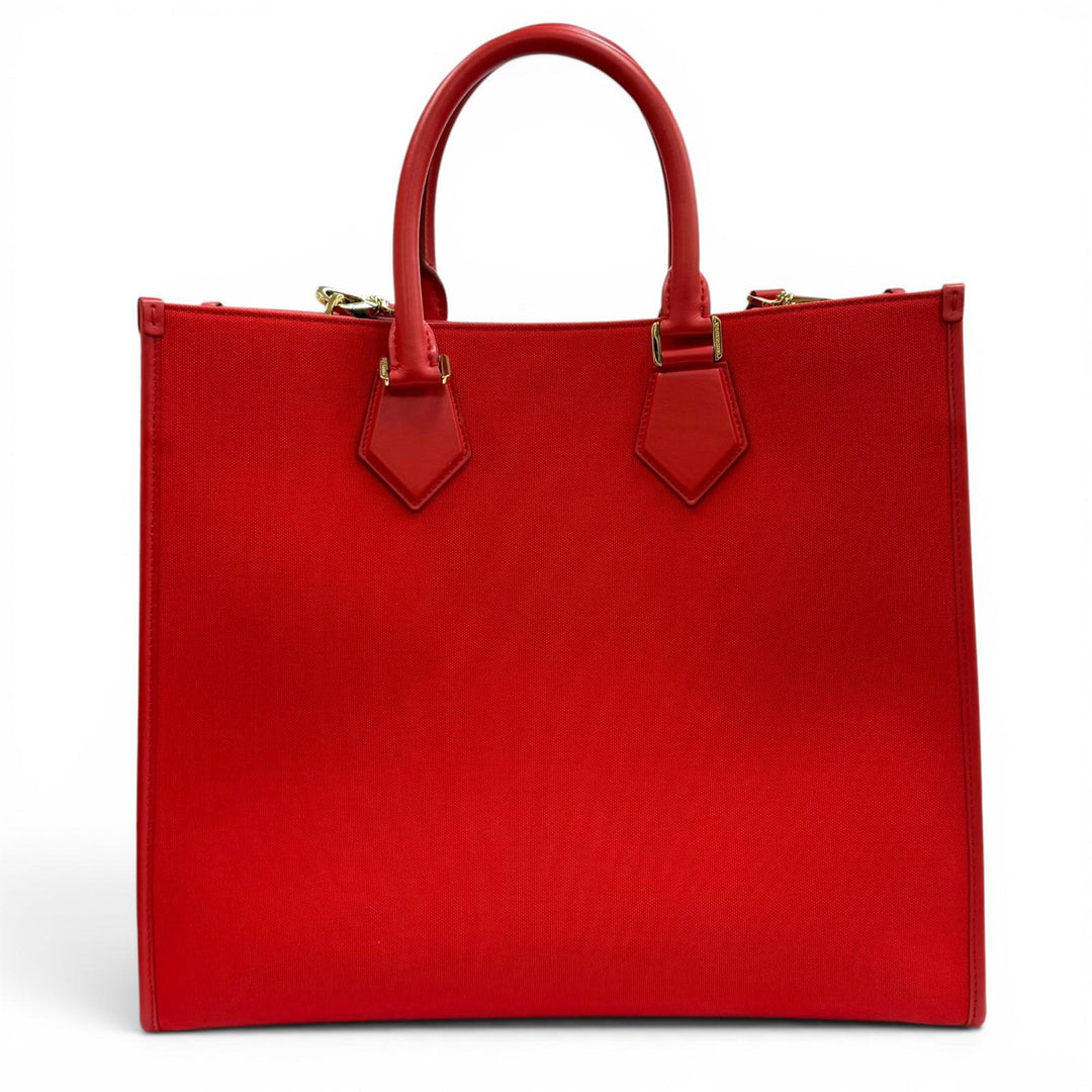 Excellent DOLCE&GABBANA Tote Bag Red canvas Women
