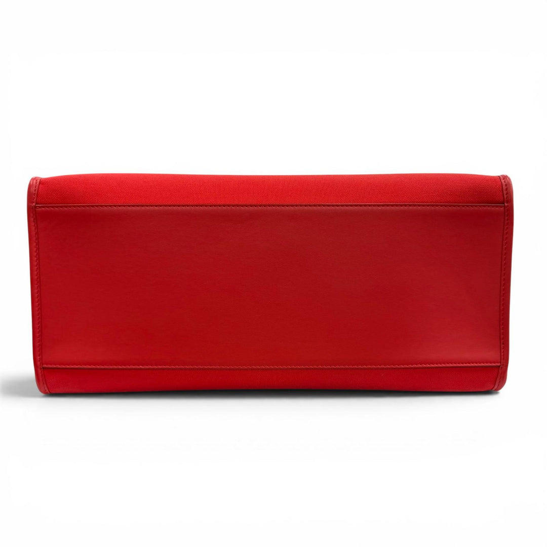 Excellent DOLCE&GABBANA Tote Bag Red canvas Women