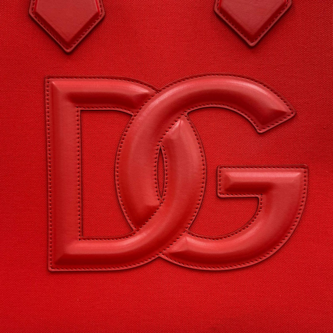 Excellent DOLCE&GABBANA Tote Bag Red canvas Women